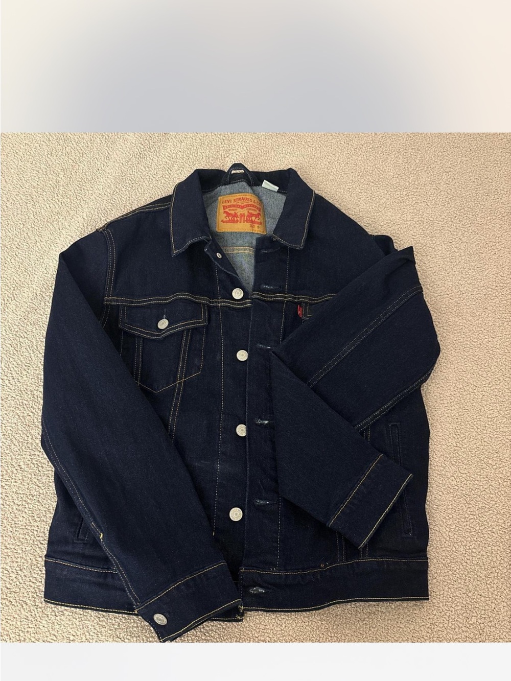 Levi's Men's Indigo Denim Trucker Jacket - Picture 1 of 1